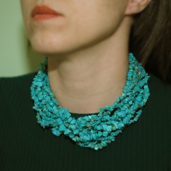 “Turquoise” Necklace with Natural Stones 