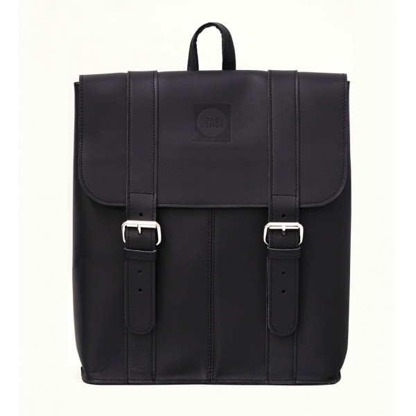 Good Design® Black leather backpack